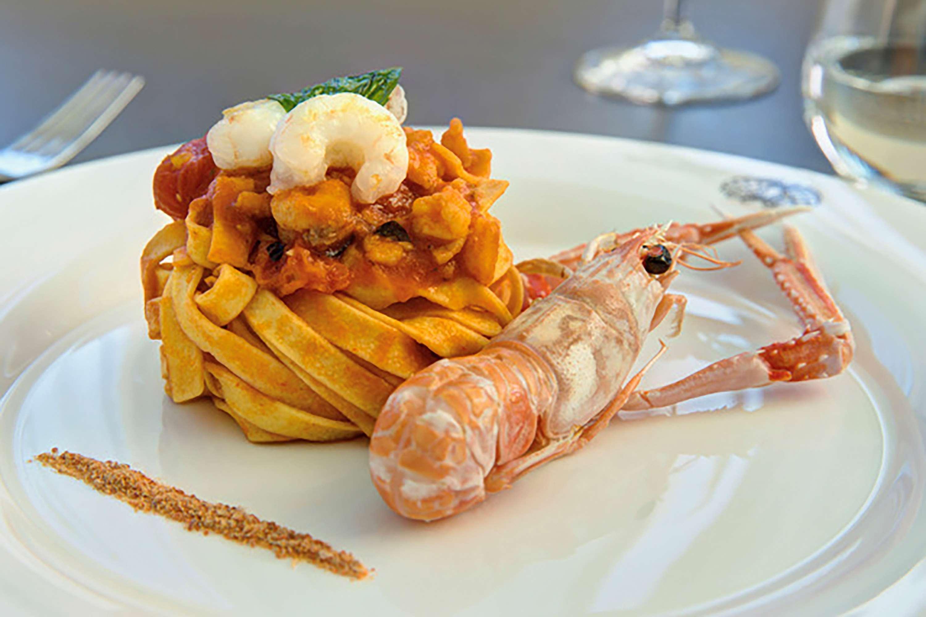 Almar Jesolo Resort & Spa Esterno foto Tagliolini with prawn