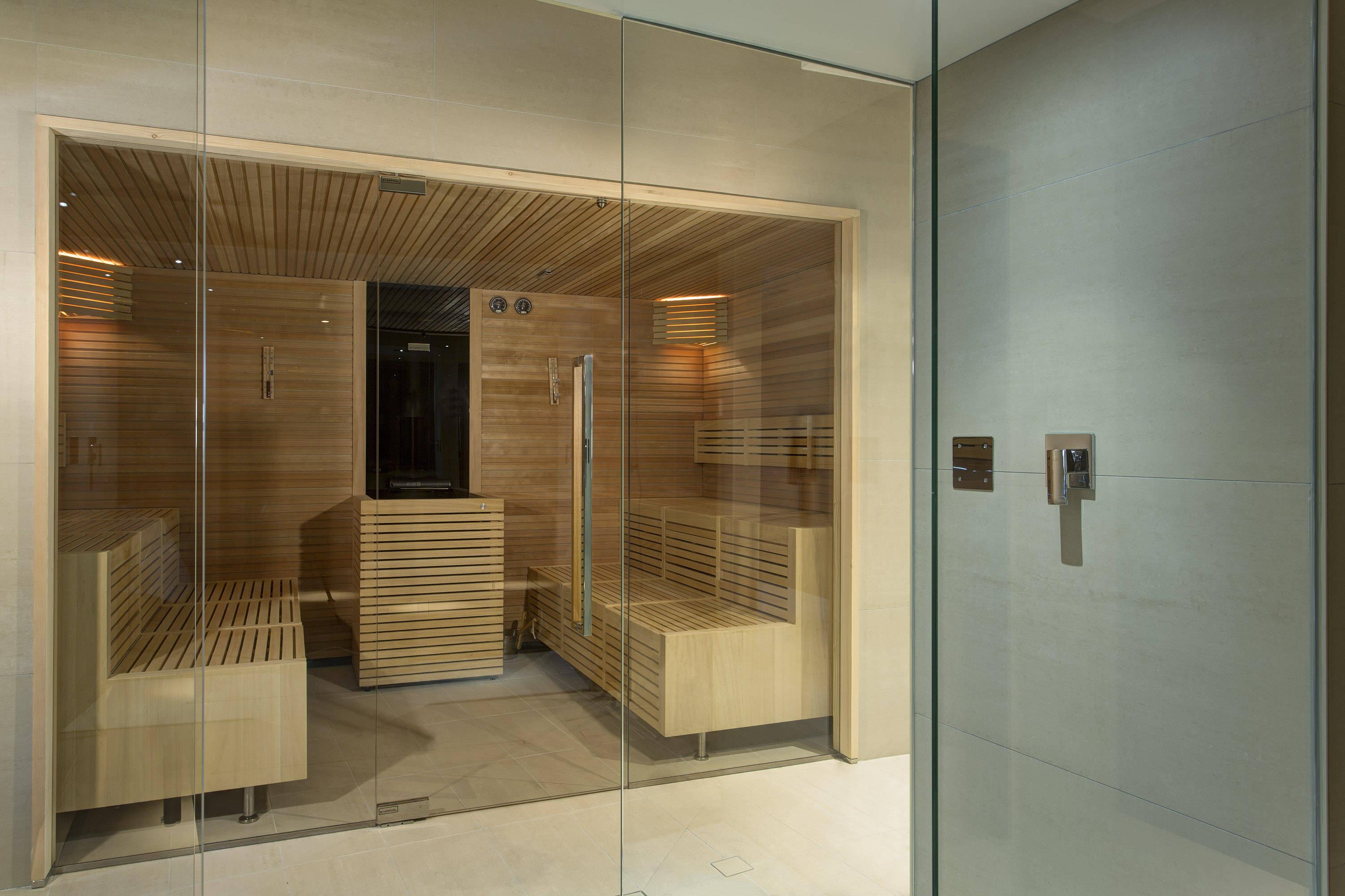 Almar Jesolo Resort & Spa Esterno foto A modern Finnish sauna